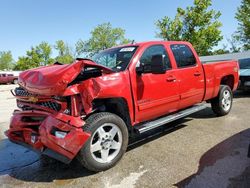 Salvage cars for sale at Bridgeton, MO auction: 2012 Chevrolet Silverado K2500 Heavy Duty LT