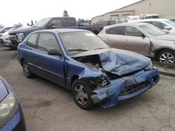 Hyundai Accent GS salvage cars for sale: 2002 Hyundai Accent GS