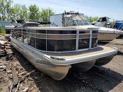 Salvage boats for sale at Portland, MI auction: 2019 Bennche Pontoon