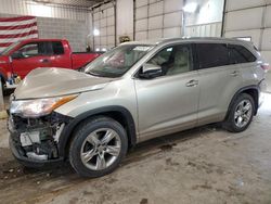 Salvage cars for sale at Columbia, MO auction: 2015 Toyota Highlander Limited