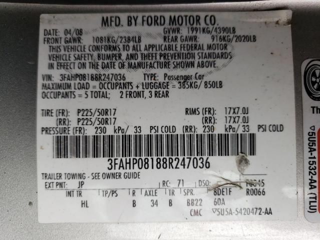 2008 Ford Fusion SEL