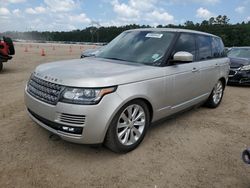 Land Rover salvage cars for sale: 2015 Land Rover Range Rover HSE