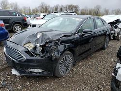 Vehiculos salvage en venta de Copart Davison, MI: 2017 Ford Fusion SE