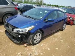 KIA salvage cars for sale: 2017 KIA Forte LX