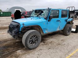 Salvage cars for sale from Copart Wichita, KS: 2017 Jeep Wrangler Unlimited Sport