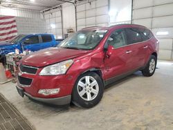 Chevrolet salvage cars for sale: 2012 Chevrolet Traverse LT