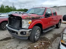 Salvage trucks for sale at Bridgeton, MO auction: 2013 Ford F250 Super Duty