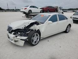 Salvage cars for sale from Copart Arcadia, FL: 2009 Mercedes-Benz S 550