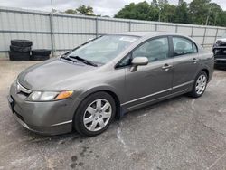 Honda salvage cars for sale: 2008 Honda Civic LX