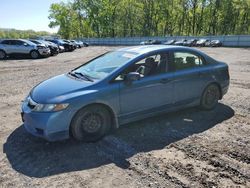 Salvage cars for sale from Copart Albany, NY: 2010 Honda Civic VP