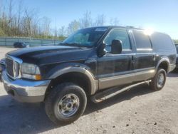 Salvage cars for sale at Leroy, NY auction: 2002 Ford Excursion Limited