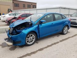 Salvage cars for sale at Kansas City, KS auction: 2016 Ford Focus SE