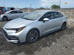 Salvage cars for sale from Copart Homestead, FL: 2022 Toyota Corolla SE