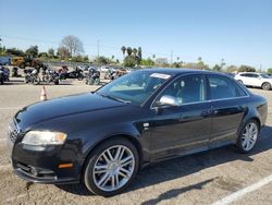 Salvage cars for sale at Van Nuys, CA auction: 2007 Audi New S4 Quattro