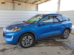 Salvage cars for sale from Copart Grand Prairie, TX: 2021 Ford Escape SEL