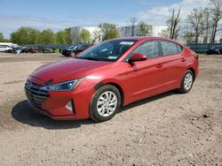 Salvage cars for sale at Central Square, NY auction: 2019 Hyundai Elantra SE