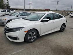 Salvage cars for sale from Copart Rancho Cucamonga, CA: 2019 Honda Civic LX