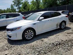 Salvage cars for sale at Waldorf, MD auction: 2018 KIA Optima LX