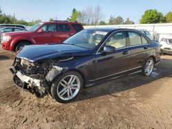 Mercedes-Benz salvage cars for sale: 2013 Mercedes-Benz C 300 4matic