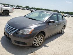 Salvage cars for sale at San Antonio, TX auction: 2014 Nissan Sentra S