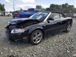 Salvage cars for sale from Copart Mebane, NC: 2007 Audi A4 2.0T Cabriolet