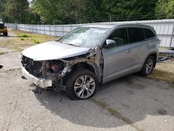 Toyota Highlander xle salvage cars for sale: 2015 Toyota Highlander XLE