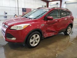 Salvage cars for sale at Avon, MN auction: 2014 Ford Escape SE