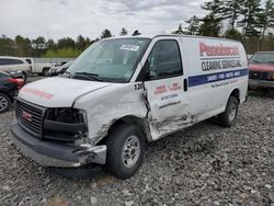 Salvage trucks for sale at Windham, ME auction: 2019 GMC Savana G2500