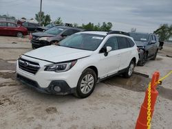 Salvage cars for sale from Copart Pekin, IL: 2018 Subaru Outback 2.5I Premium