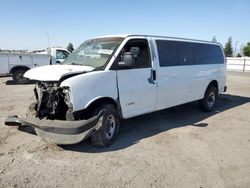 Salvage trucks for sale at Bakersfield, CA auction: 2003 Chevrolet Express G3500