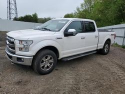 Salvage trucks for sale at Windsor, NJ auction: 2016 Ford F150 Supercrew