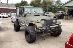 Jeep Wrangler salvage cars for sale: 1991 Jeep Wrangler / YJ Sahara