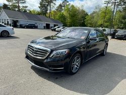 Salvage cars for sale at North Billerica, MA auction: 2017 Mercedes-Benz S 550 4matic