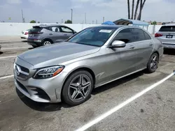 Salvage cars for sale at Van Nuys, CA auction: 2020 Mercedes-Benz C300