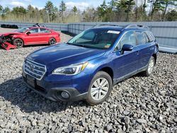 Salvage cars for sale at Windham, ME auction: 2017 Subaru Outback 2.5I Premium