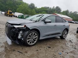 Vehiculos salvage en venta de Copart Mendon, MA: 2022 Audi Q4 E-TRON Sportback Prem Plus S Line