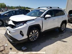 Salvage cars for sale at Franklin, WI auction: 2020 Toyota Rav4 XLE Premium