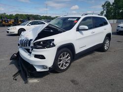 Salvage cars for sale at Dunn, NC auction: 2018 Jeep Cherokee Latitude