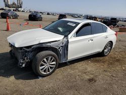 Salvage cars for sale at San Diego, CA auction: 2014 Infiniti Q50 Base