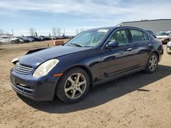 Salvage cars for sale at Rocky View County, AB auction: 2004 Infiniti G35