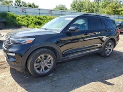 Salvage cars for sale at Davison, MI auction: 2022 Ford Explorer XLT