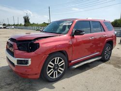 Salvage cars for sale at Miami, FL auction: 2018 Toyota 4runner SR5