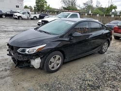 Salvage cars for sale from Copart Opa Locka, FL: 2017 Chevrolet Cruze LS