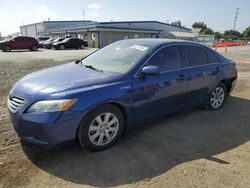 Salvage cars for sale at San Diego, CA auction: 2007 Toyota Camry Hybrid