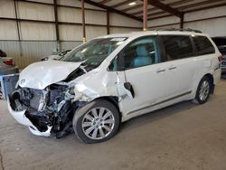 Toyota Sienna xle salvage cars for sale: 2017 Toyota Sienna XLE