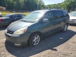 Salvage cars for sale at Finksburg, MD auction: 2004 Toyota Sienna XLE