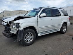 Salvage cars for sale at New Britain, CT auction: 2006 Toyota Sequoia Limited