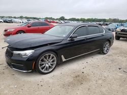 Salvage cars for sale at San Antonio, TX auction: 2019 BMW 740 I