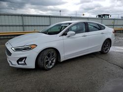 Salvage cars for sale at Dyer, IN auction: 2020 Ford Fusion Titanium