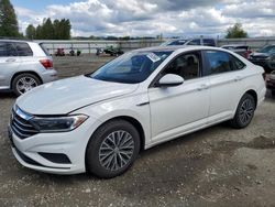Salvage cars for sale at Arlington, WA auction: 2019 Volkswagen Jetta SEL